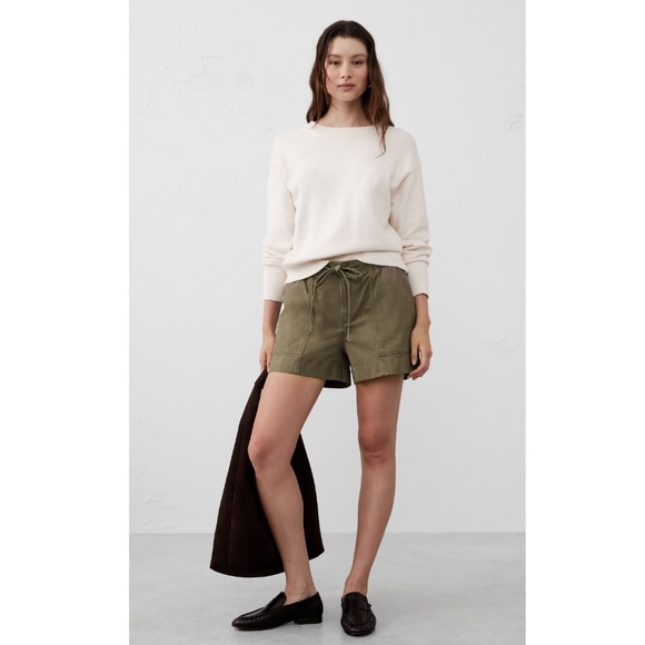 Banana Republic Pants - Banana Republic High Rise Utility Relaxed Chino Shorts Olive Green XL